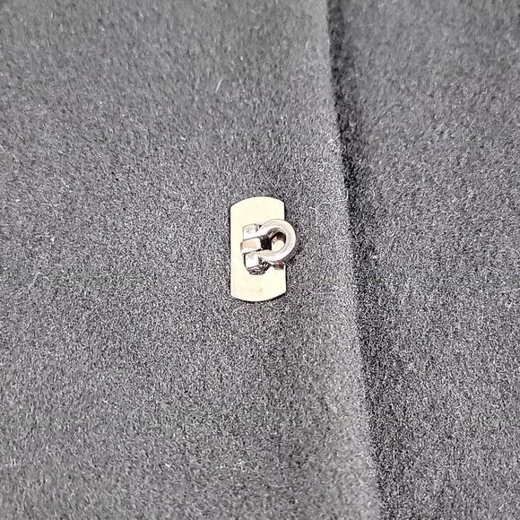 ‎ANNE KLEIN Black Wool Blend Coat [SIZE 10] - Picture 3 of 10